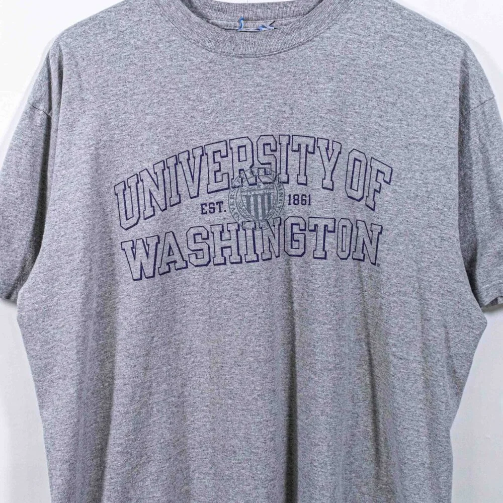 University of Washington Champion T-Shirt XL Y2K College Sports Retro - Picture 3 of 6